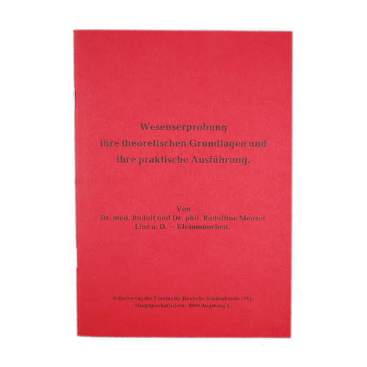 Broschüre "Wesenserprobung"