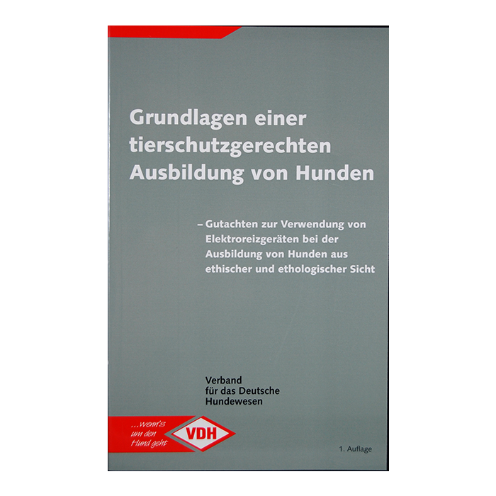 Broschüre "Tierschutzgerechte Ausbildung von Hunden"