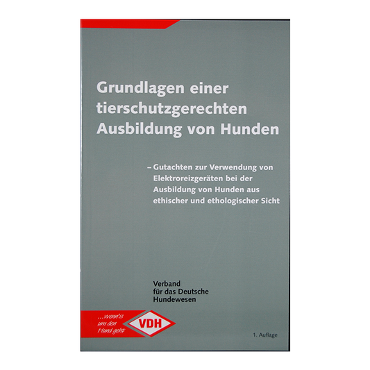 Broschüre "Tierschutzgerechte Ausbildung von Hunden"