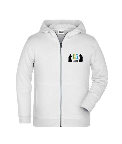 Jubiläums-ZIP-Hoodie-weiß-S